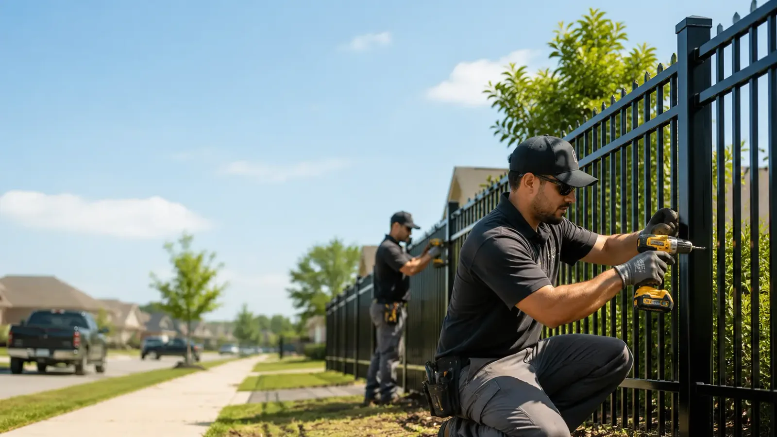 Metal Fence Installation in Montebello, VA
